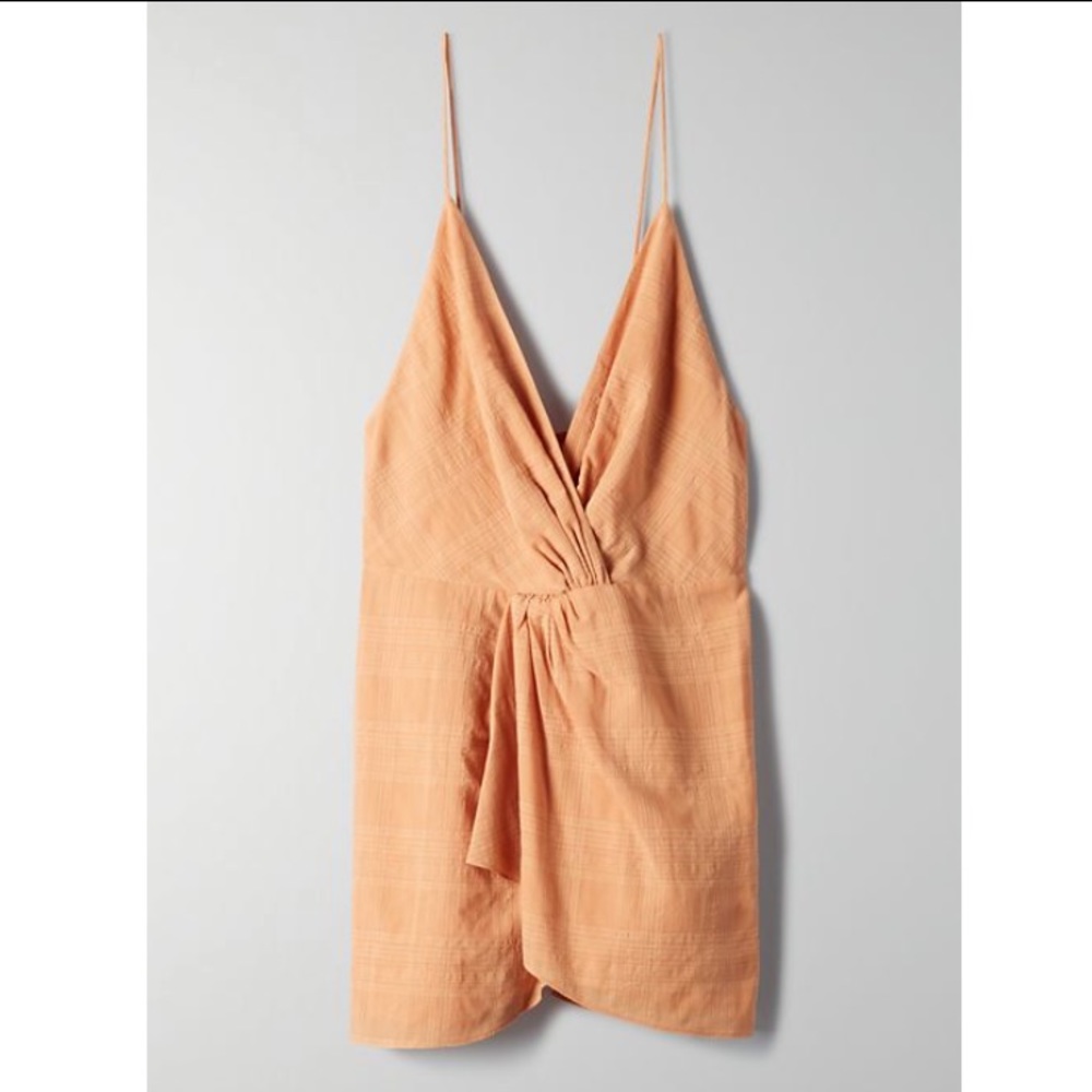 Wilfred | Linen Plaid Twist Camisole